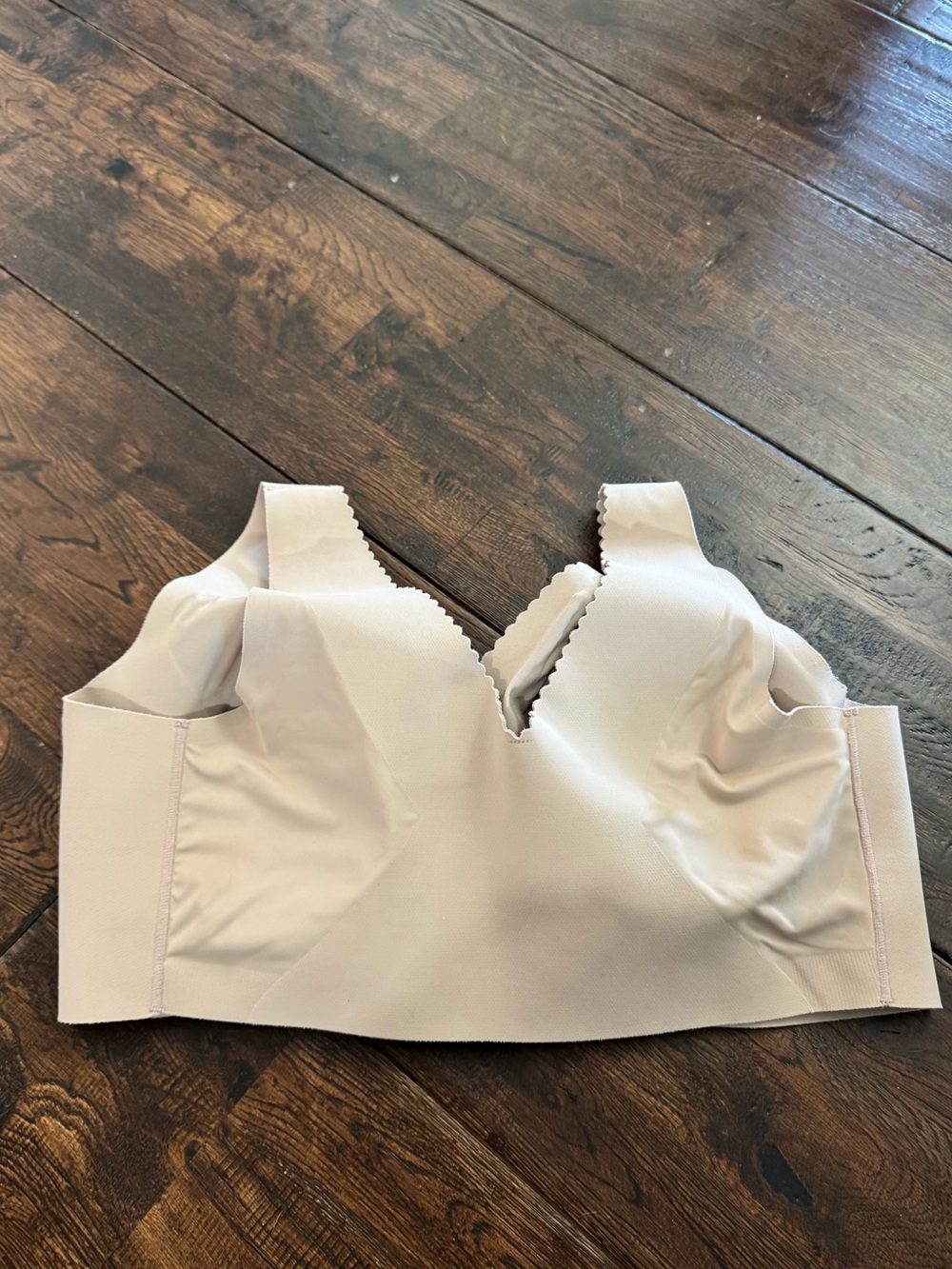 Evelyn and Bobbie Evelyn Seamless Padded Bra in Light Beige Size XL - Picture 5 of 14